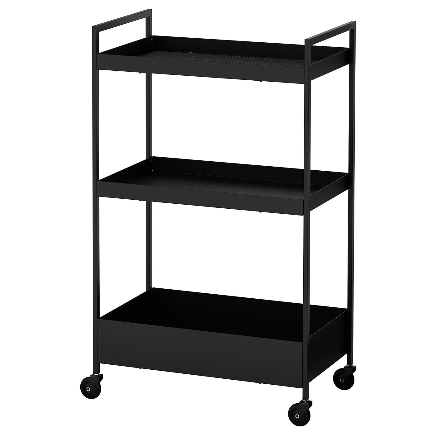 Nissafors Trolley - Black 50.5x30x83 Cm