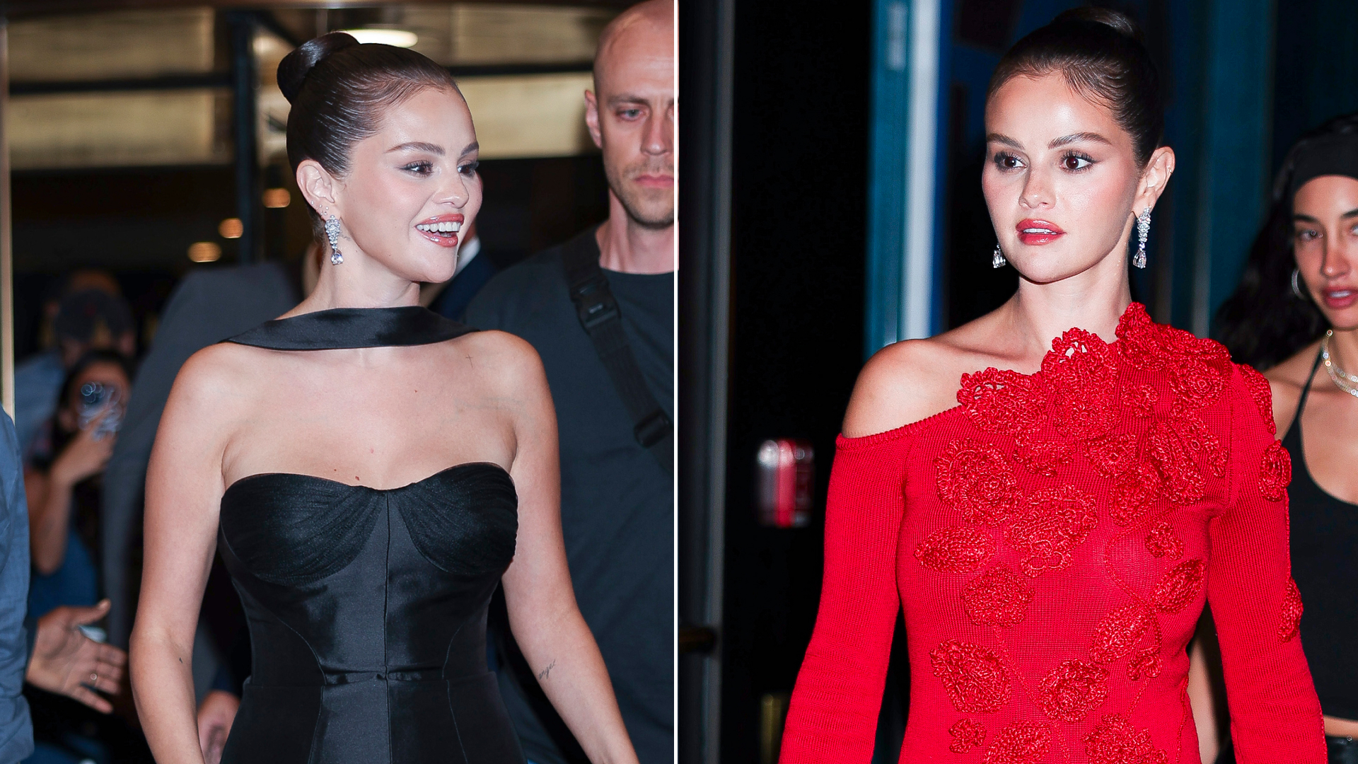 Selena Gomez was spotted in NYC in two designer dresses