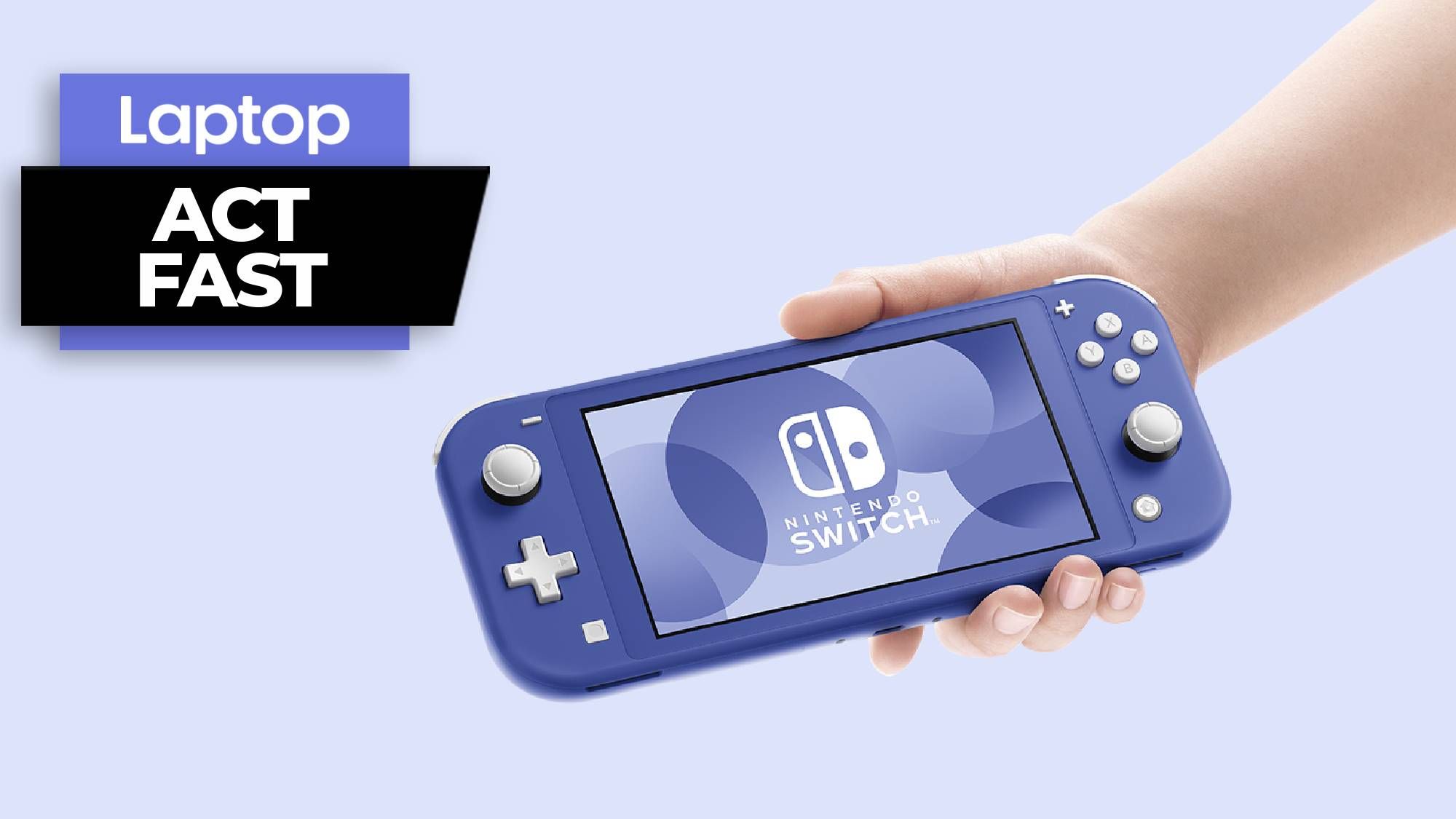 Nintendo Switch Lite in blue colorway hits $185 deal price