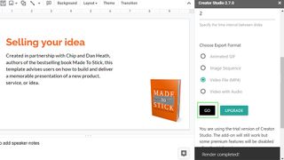 How to convert Google Slides to a video