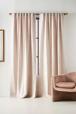 Cream curtains
