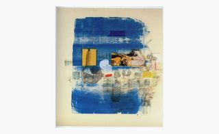 Robert Rauschenberg Umpire 1965 Tape Coloured Ink Silkscreen Collage And Solvent Transfer On Paper 90 X 80 Cm C Dacs