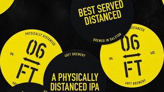 Black and yellow branding for beer