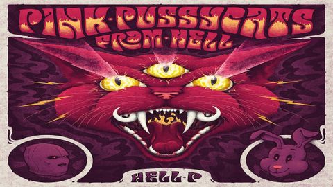 Cover Art for Pink Pussycats from Hell - Hell-P