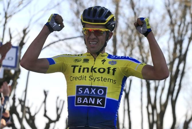 Alberto Contador (Tinkoff-Saxo) wins stage 5 of Tirreno-Adriatico