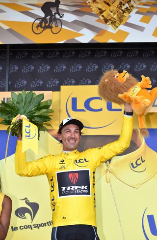 Yellow jersey number 29 for Fabian Cancellara (Trek)