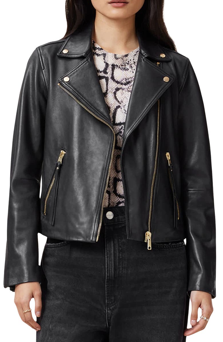 Dalby Leather Biker Jacket