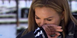 The Bachelorette Hannah Brown crying ABC