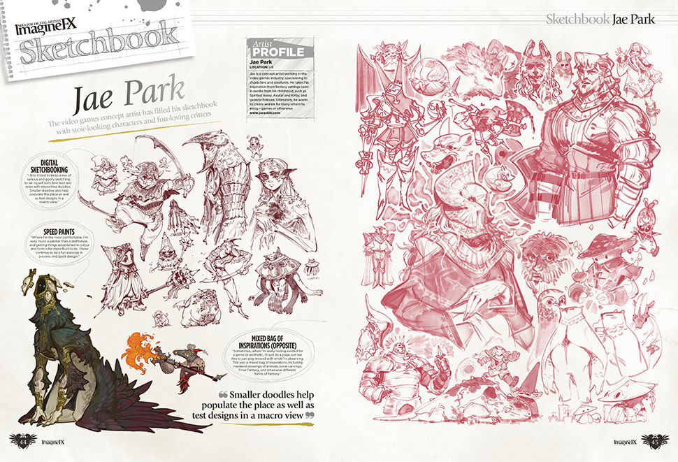 Imagery from issue 262 of ImagineFX magazine