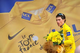 To the winner, the spoils: in the yellow jersey at the 2010 Tour de France