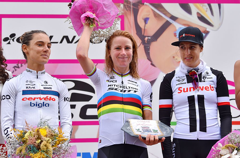 Annemiek Van Vleuten (Mitchelton-Scott) wins the stage 7 time trial