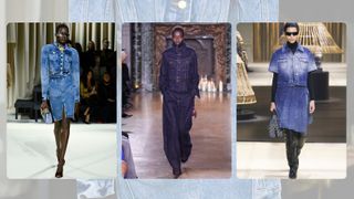 Paris Fashion Week Runway Trends Autumn/Winter 2024 - double denim