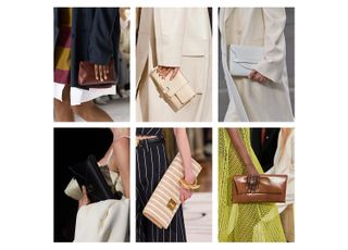 graphics of spring 2024 handbag trends