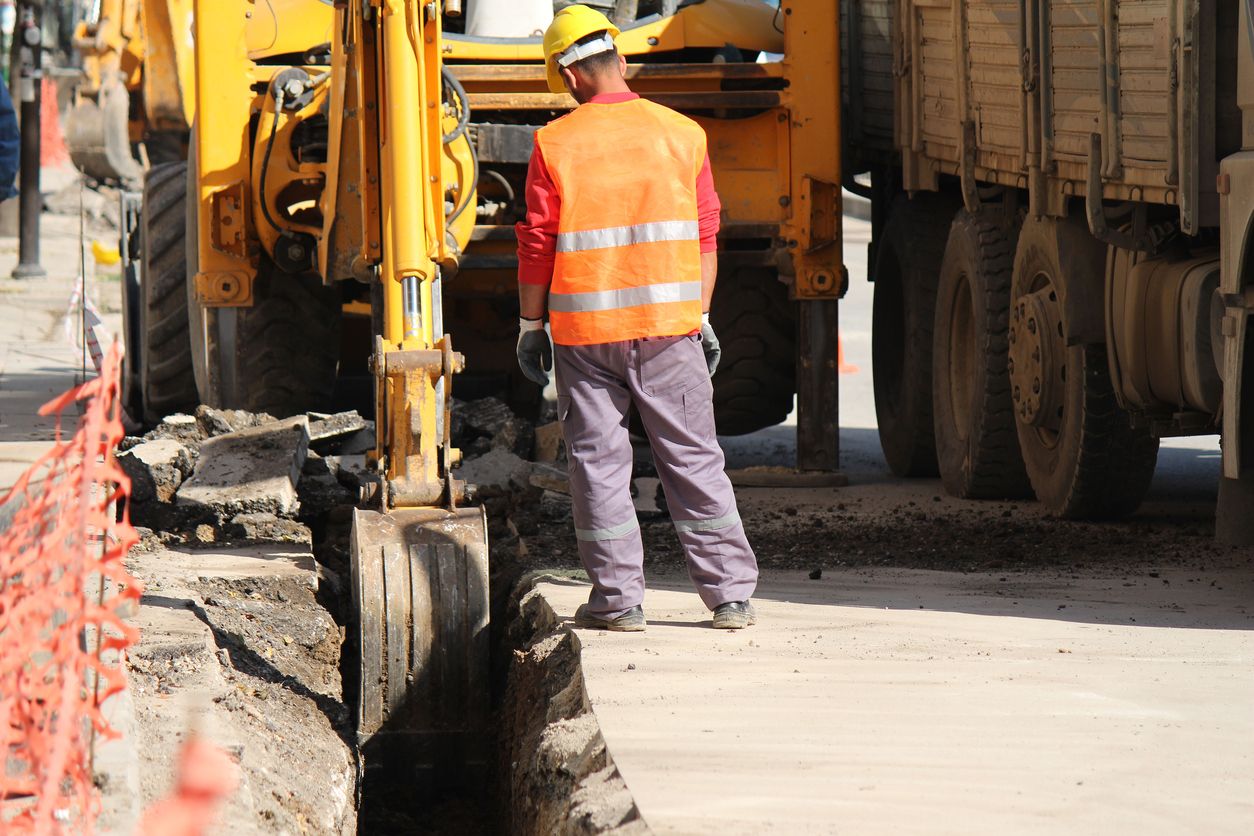 Construction worker wages are falling.