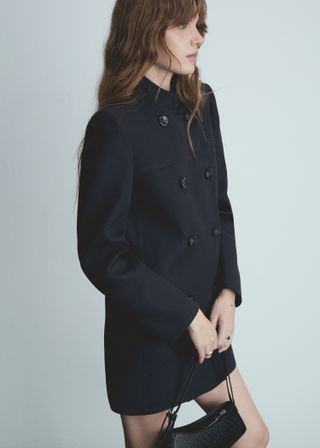 Double-Breasted Coat - Women | Mango Usa