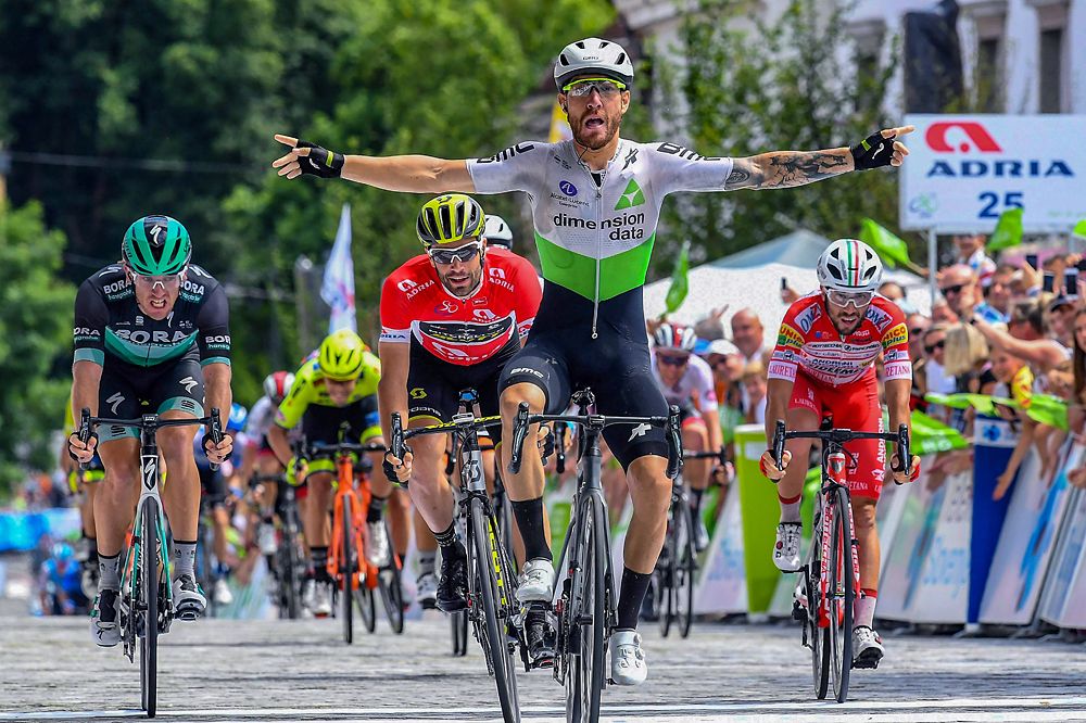 Giacomo Nizzolo (Dimension Data) wins the final stage at Tour of Slovenia