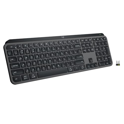Logitech Mx Keys S Wireless Keyboard Low Profile Fluid Precise - Graphite
