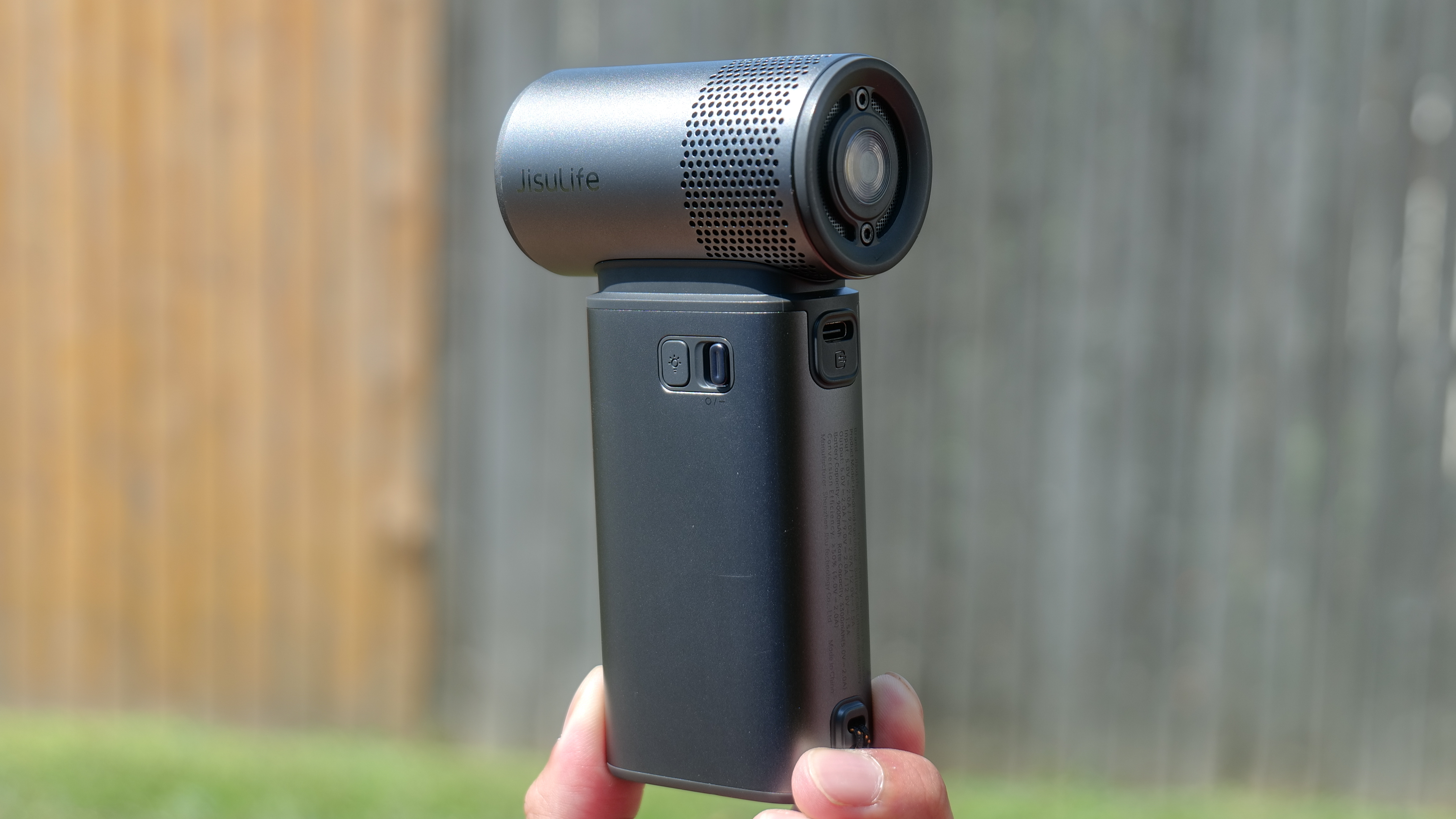 JisuLife Handheld Fan Ultra2 being used to beat the heatwave.