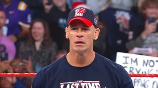 John Cena steps into the ring for the final time.