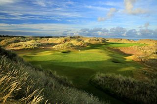 The par 4 12th hole at Trump International Golf Links