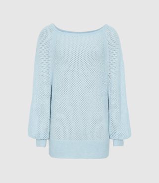Laurie Blue Open-Knit Jumper – was £125, now £60