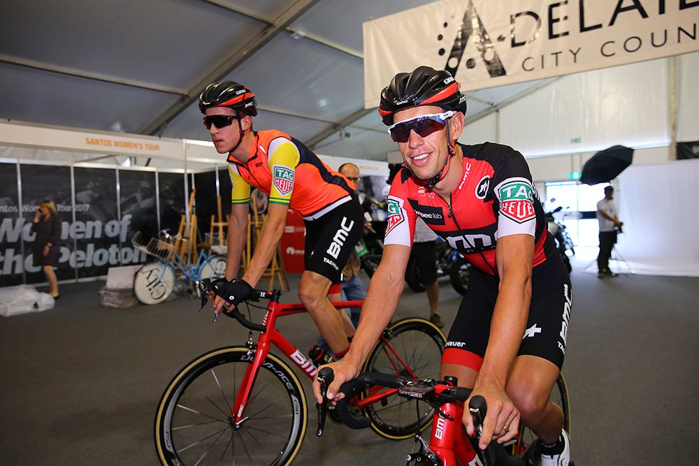 Miles Scotson and Richie Porte