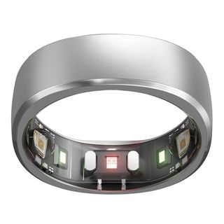 Ringconn Smart Ring With No App Subscription, Size First With Sizing Kit, 7-Day Battery Life Activity & Sleep Tracker/stress/heart Rate Monitor Compatible With Ios & Android(silver, Size 14)