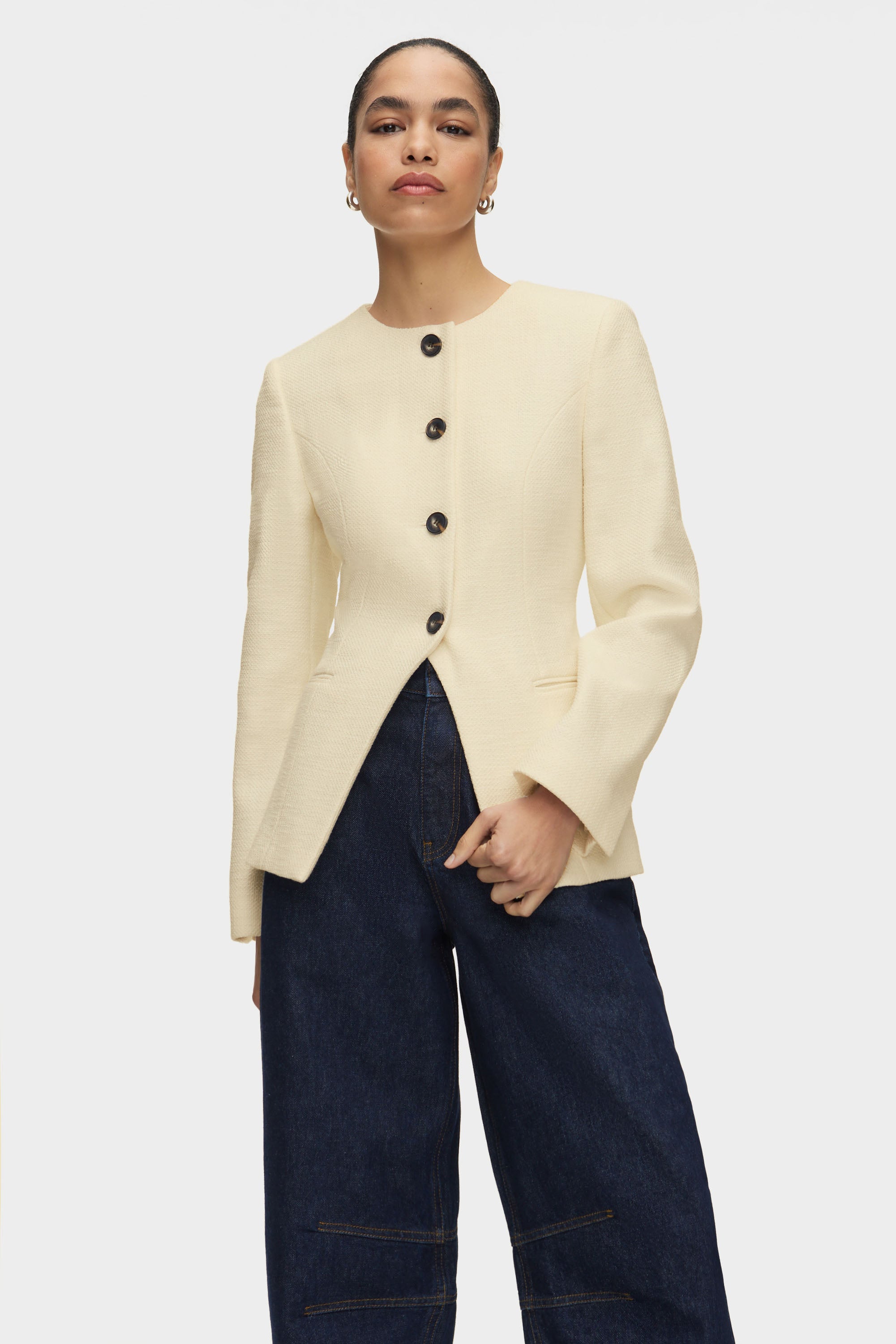 Daphne Waist Boucle Blazer