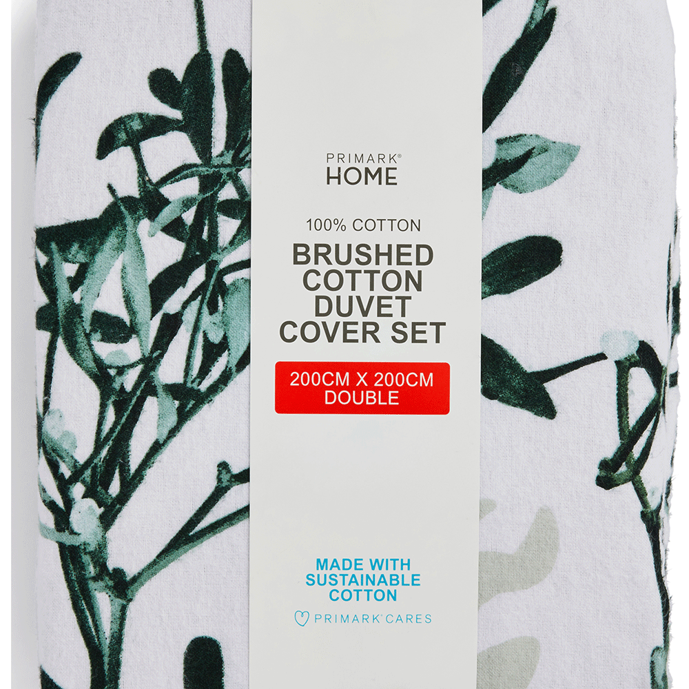 brushed cotton duvet cover set