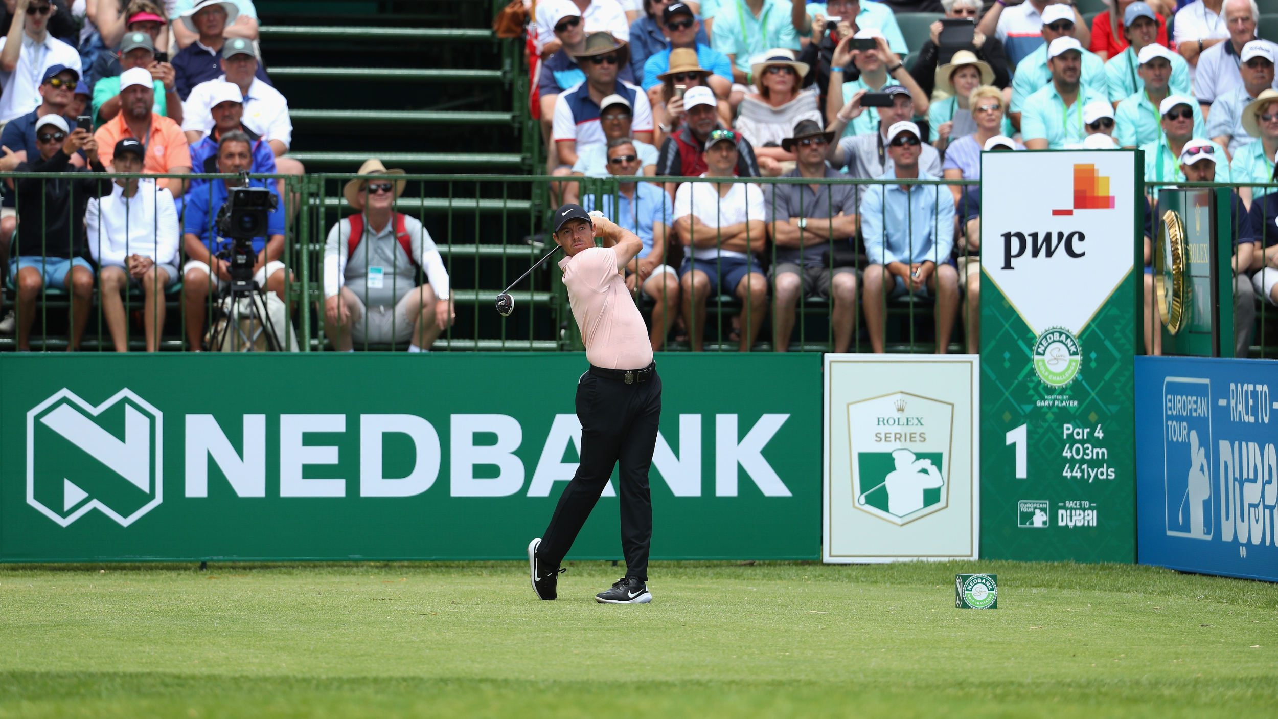 Rory McIlroy at the Nedbank Golf Challenge