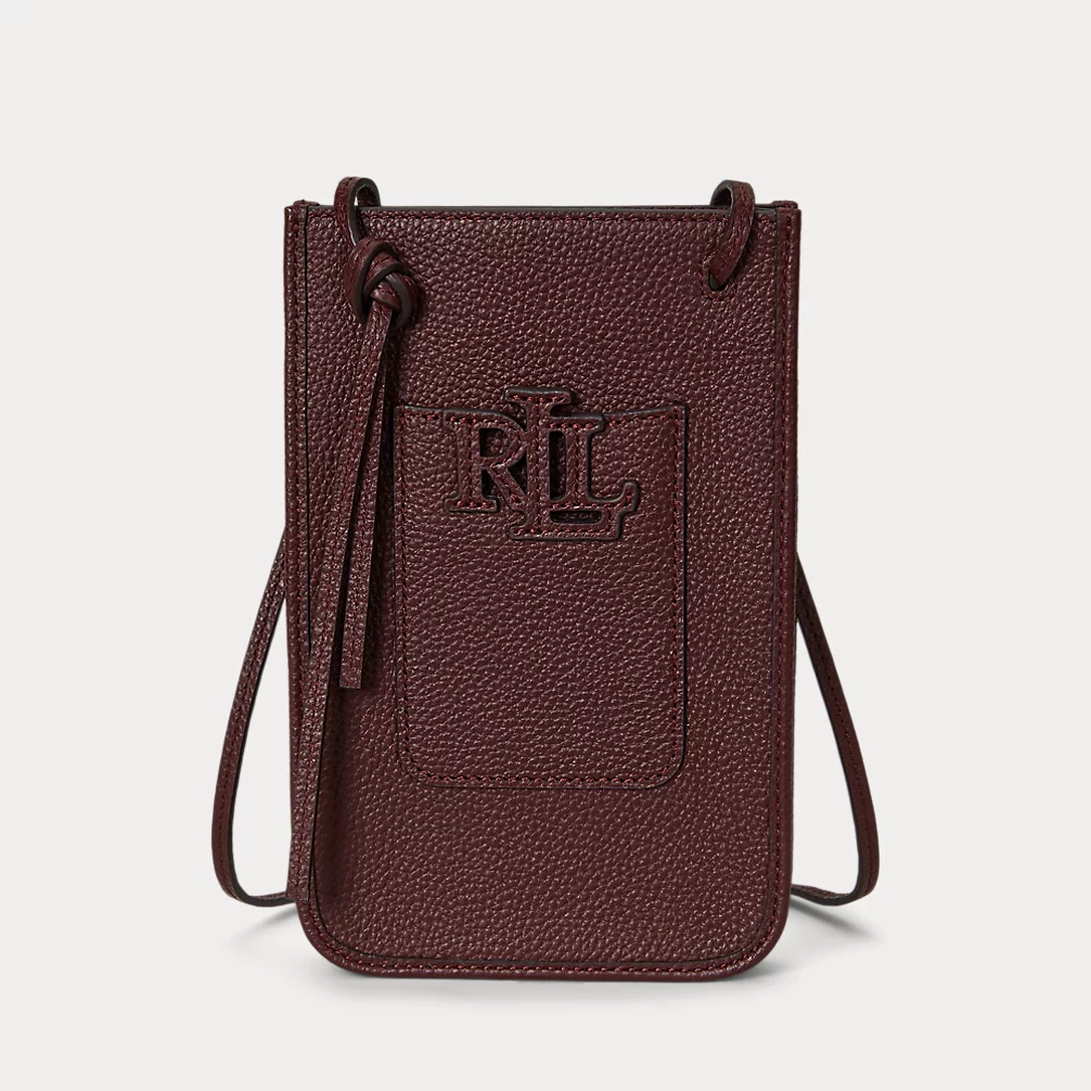 Pebbled Cameryn Crossbody Tech Case