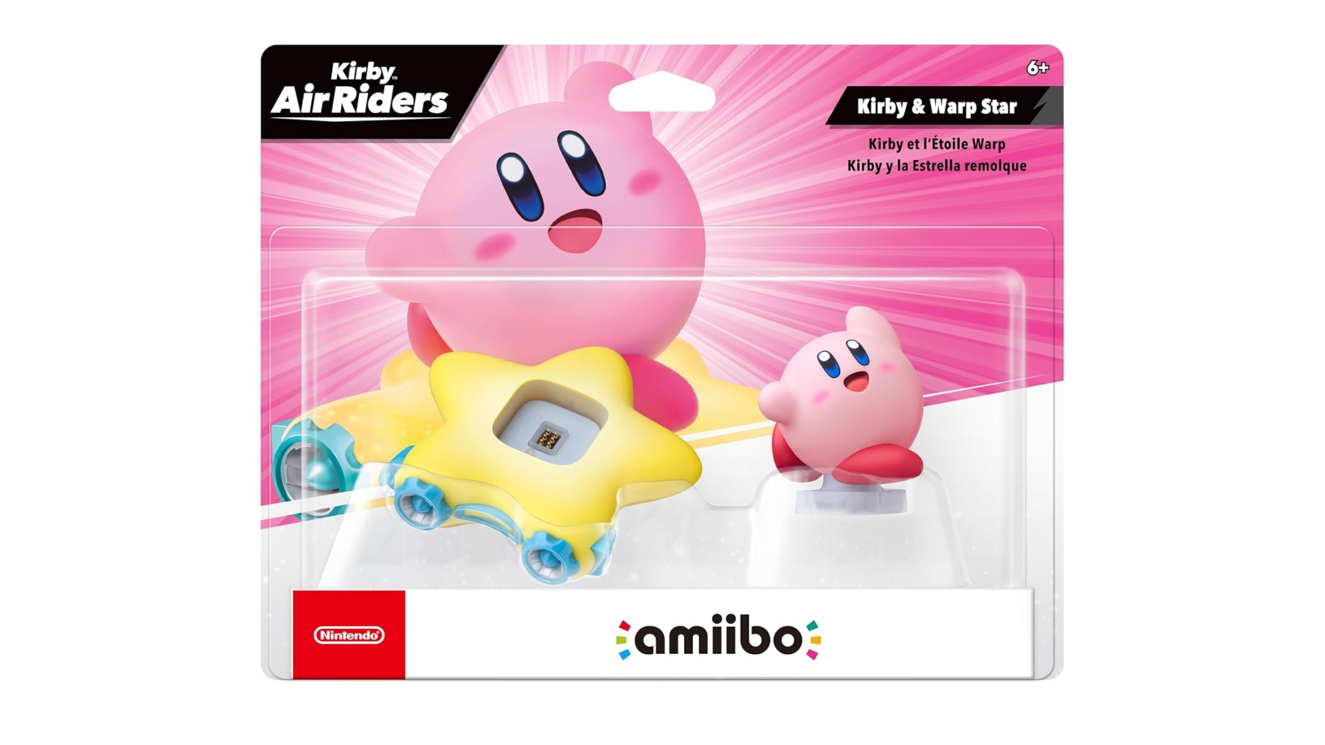 Kirby Amiibo packaging and figure
