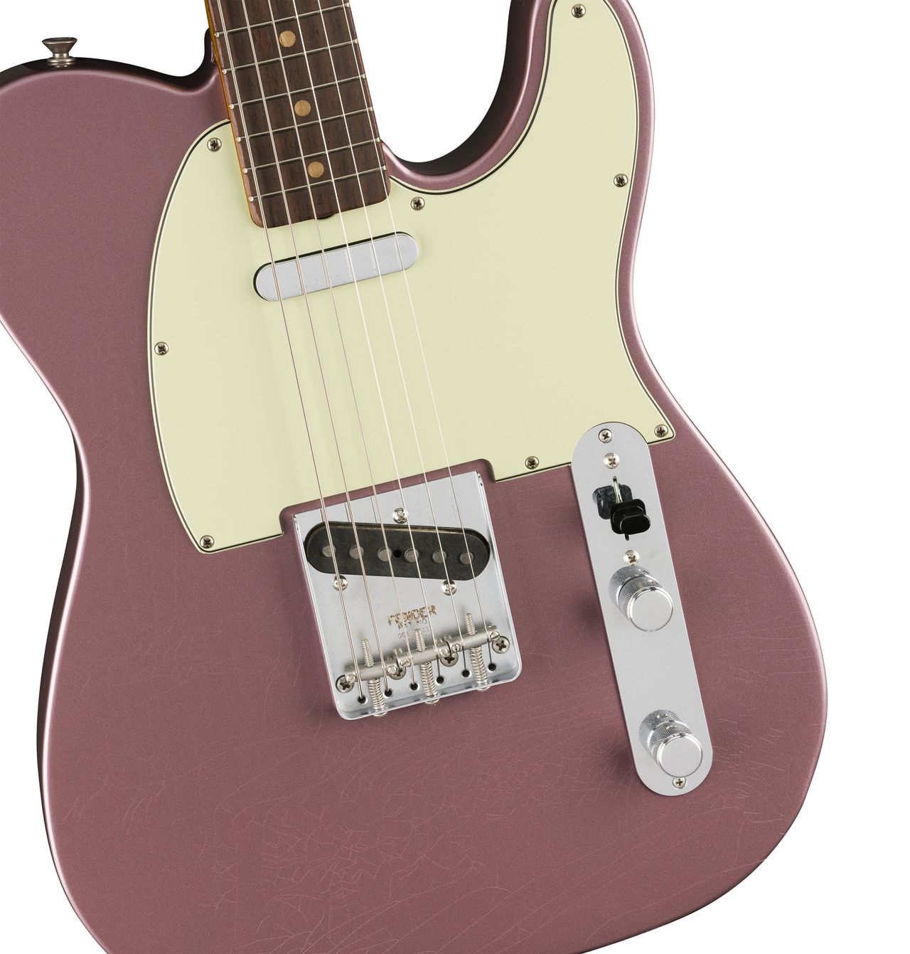 Fender Limited Edition Vintera II Road Worn 60s Telecaster in Burgundy Mist Metallica