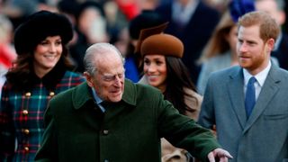 How Meghan Markle will honor Prince Philip, Britain's Prince Philip, Duke of Edinburgh (C) gestures as he is followed by (L-R) Britain's Catherine, Duchess of Cambridge, US actress and fiancee of Britain's Prince Harry Meghan Markle and Britain's Prince Harry arriving to attend the Royal Family's traditional Christmas Day church service at St Mary Magdalene Church in Sandringham, Norfolk, eastern England, on December 25, 2017