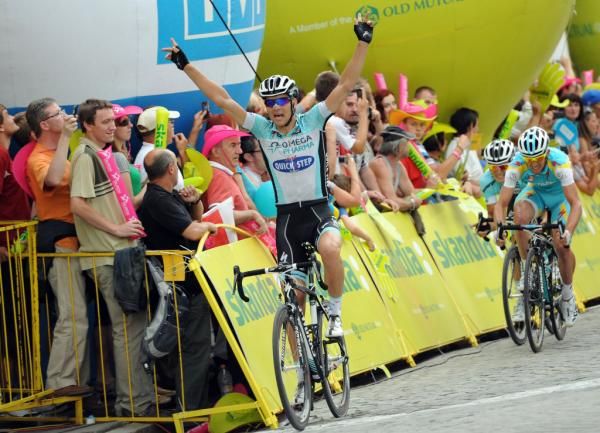 Zdenek Stybar (Omega Pharma-QuickStep) sprinted to victory on stage 3, the Czech rider's first win at the WorldTour level.