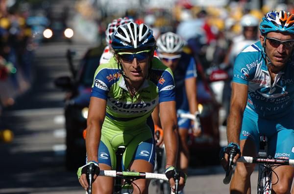 Franco Pellizotti (Liguigas) finished third on the day.