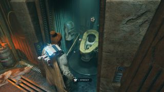 Star Wars Jedi: Survivor Priorite Shard in toilet