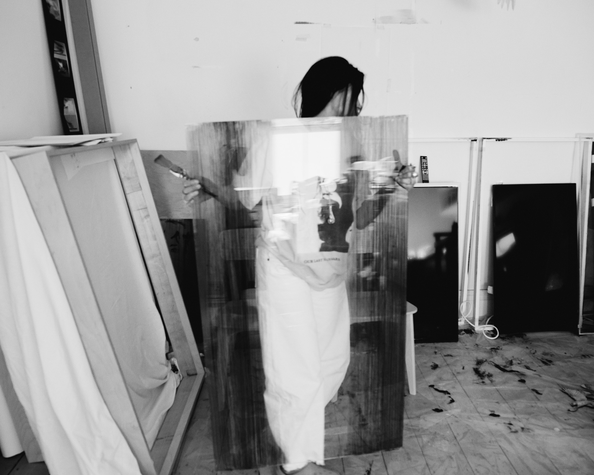 Es Devlin in her studio