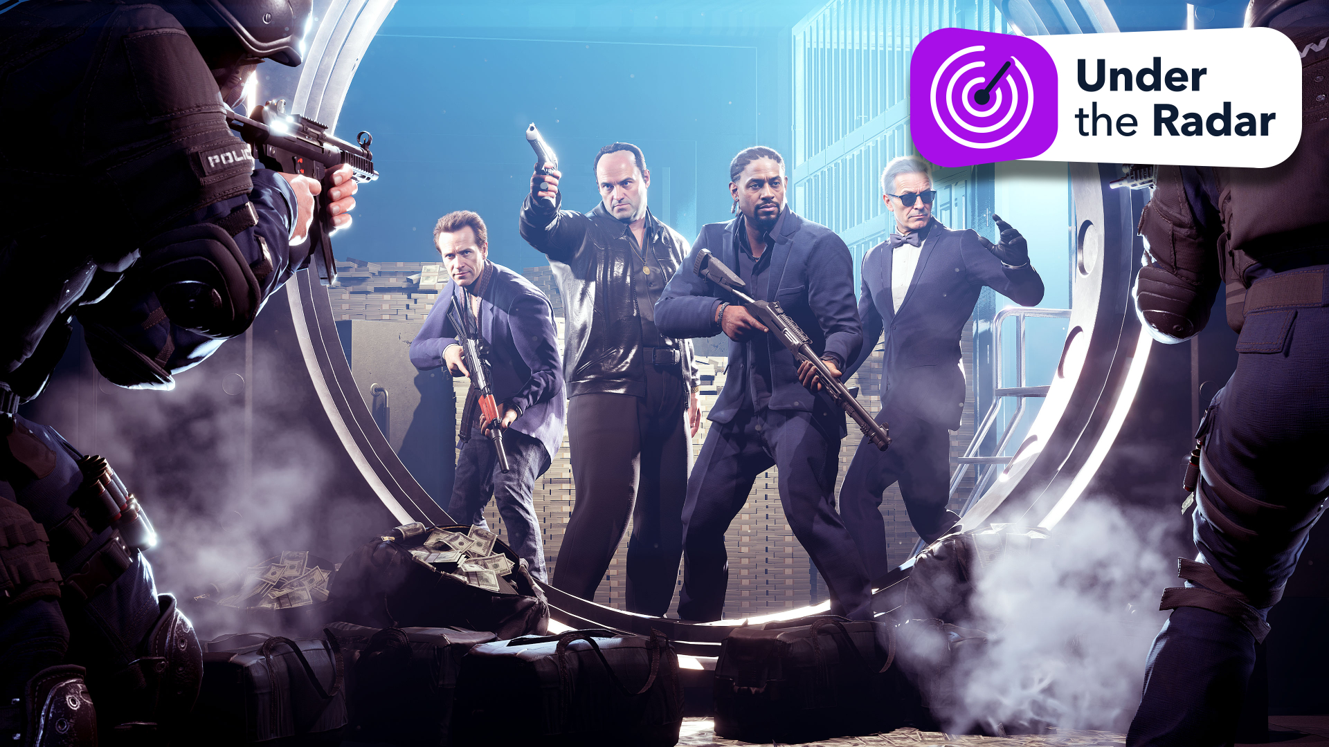  A Crime Boss: Rockay City promotional image with Under the Radar branding.