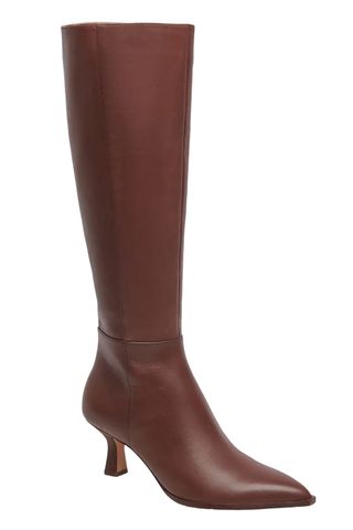 Auggie Pointed Toe Knee High Boot