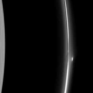 Saturn's F Ring Shining