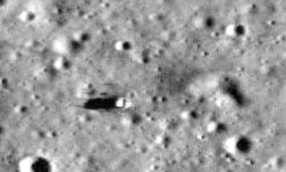 Apollo 14 Deployed Flag and Shadow