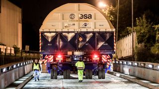 The upper stage of the Ariane 5 rocket that will launch the James Webb Space Telescope has commenced its journey to the European spaceport in Kourou, French Guiana.