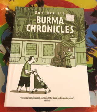 Tegneserier for voksne: Forsiden til boka Burma Chronicles