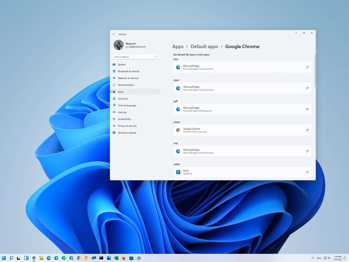 How to set the default web browser on Windows 11 (preview) | Windows ...