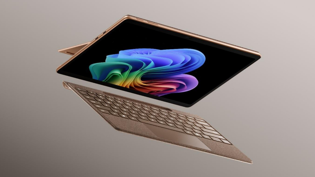 Surface Pro shown with detachable keyboard