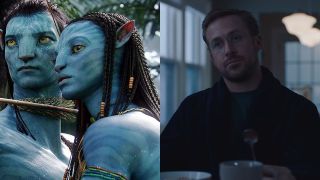 Jake and Neytiri in Avatar/Ryan Gosling on SNL