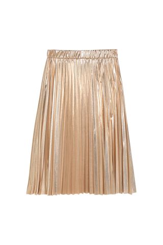 Pleated Shimmery Skirt, Lindex