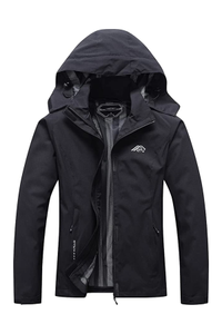 OTU Waterproof Hooded Rain Jacket, $40