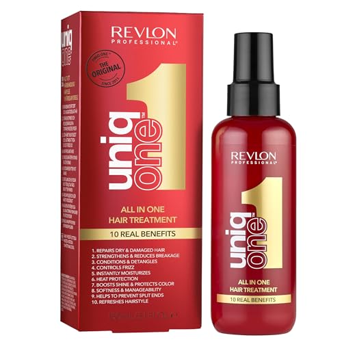Revlon Professional Uniqone Moisturizing Leave-In Treatment, Repair for Damaged Hair, Classic Fragrance, 5.1 Fl Oz/150 Ml (pack of 1)